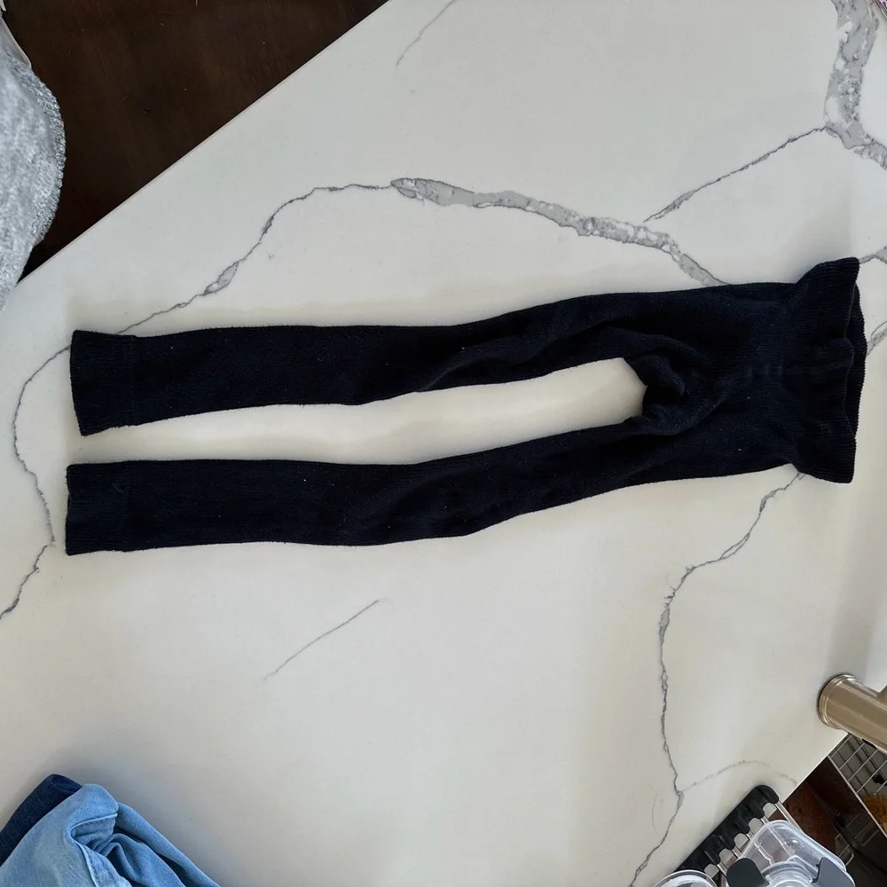 Hanna Andersson Ribbed Footless Tights - Picture 3 of 4